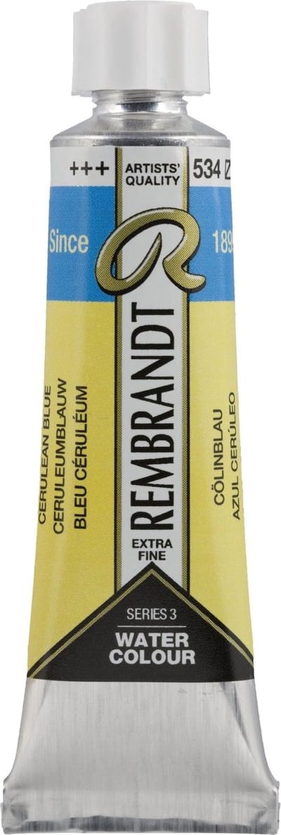 Rembrandt Aquarelverf Tube 10 ml Ceruleumblauw 534