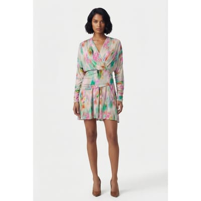 IRO Paris Zola Green Multico Größe: 34 | Minikleider Outlet | Damen | Grün