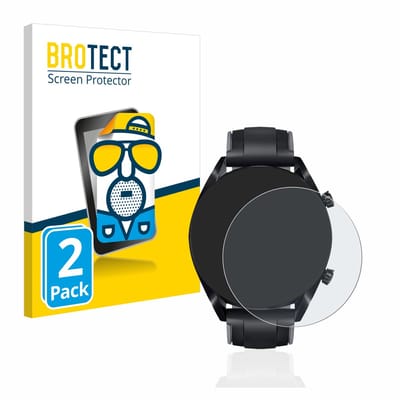 BROTECT - Screenprotector voor Huawei Watch GT 2 (46 mm) - Folie Beschermfolie matte 2 Stuks