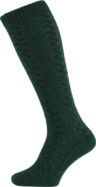 Apollo - Tiroler kniekousen - Bottle groen - Maat 39/42 - Tiroler kousen - Oktoberfest dames - Oktoberfest heren - Oktoberfest sokken - Oktoberfest kousen