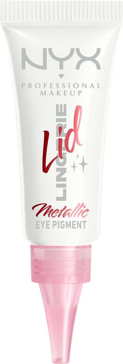 NYX Professional Makeup Lid Lingerie 01 Satin Silver - Crème Oogschaduw - Transferproof - Tot 24 uur langhoudend