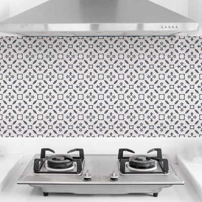 Zelfklevende tegelmuurstickers voor keuken en badkamer - 9 Veroni Azulejo tegelstickers - 9 stickers 10x10cm