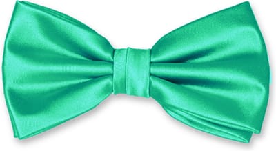 Sorprese Strik - Aqua/Groen - Vlinderdas - Vlinderstrik - Vlinderdassen - Satijn - Voorgestrikt - Cadeau