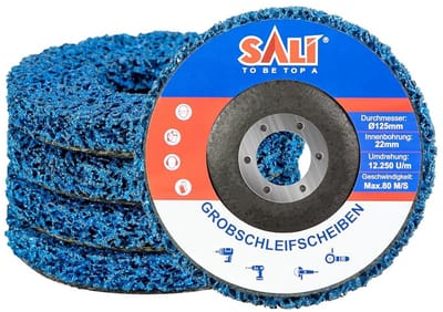 125mm Hoekslijper Schuurdiscs - 5 Stuks Reinigingsset voor Schuren en Ontroesten