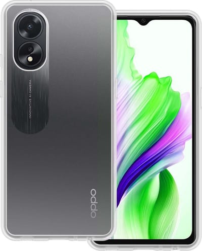 Hoesje Geschikt voor OPPO A38 - Sterk & Shockproof - Hoes Cover - Siliconen Case - Transparant