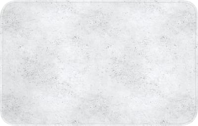 Badmat 80x50 cm - Antislip - Lichtgrijs - Betonstructuur - Subtiel - Badmatten voor badkamer - Badkamermat - Douchemat - Badkamer mat