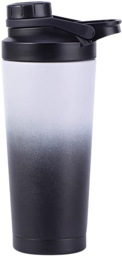 Dailygoods- Proteïneshaker Dubbelwandig - Roestvrij Staal - BPA-vrij - Lekvrij - Antislip - 100% Vacuüm-geïsoleerd - Shaker