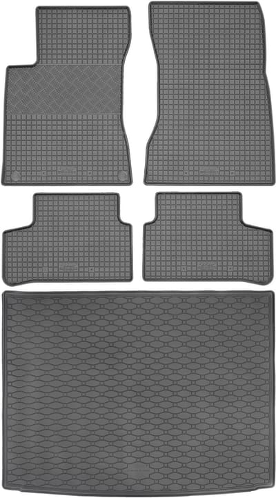 Rigum RKK + RIGUM - Kofferbakmat en Vloermatten - Mercedes GLA II Crossover - Zwart