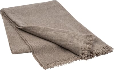 Merino Wollen Plaid Fungi | 130 x 220 cm | Bruin | Wol