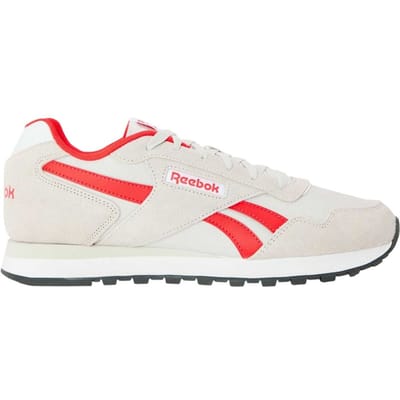 Reebok Leren platte sportschoenen voor heren van het merk Glide (Mist Grijs)