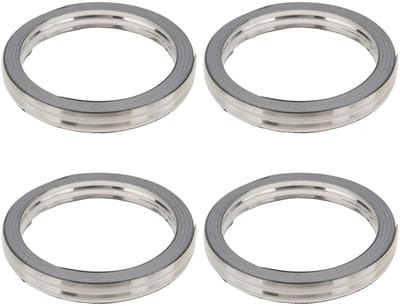 Dailygoods- Uitlaatpakking 40x31x5mm - 4x Uitlaatpakking - Hittebestendig - Lekpreventie - Compatibel met Yamaha YBR 125 (EFI) 2007-2014 - Betrouwbaar materiaalcomposiet - Uitlaatdichting