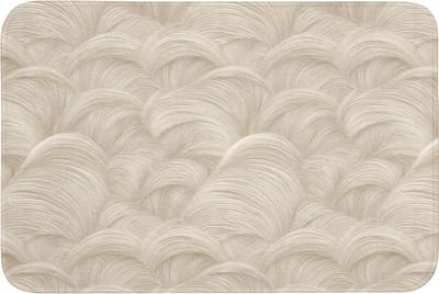 Badmat 90x60 cm - Antislip - Bogen - Patroon - Beige - Badmatten voor badkamer - Badkamermat - Douchemat - Badkamer mat