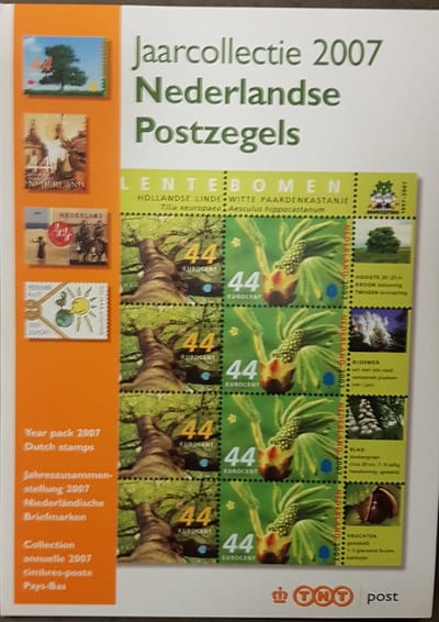 PostNL Nederland Jaarcollectie Postzegels 2007 - Papier - Verzamelmap