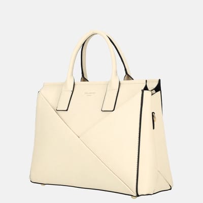 Firenze handtas voorvak beige