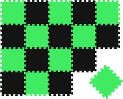 Van dag Één: 18-delige Baby Puzzel Speelmat - 30x30 EVA Schuim Kruipmat Vloermat Speeltapijt Kind
