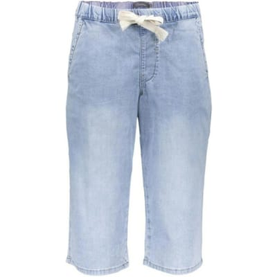 Geisha capri elastic waist 51306-10 830 bleached denim