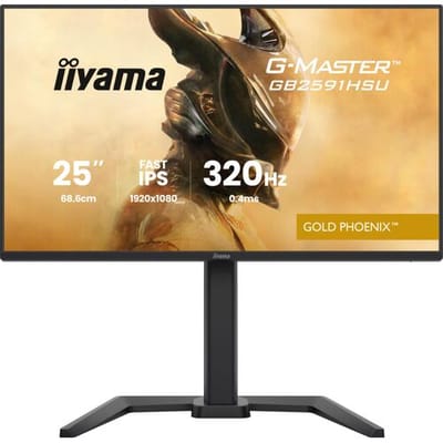 iiyama G-Master GB2591HSU-B1 Gold Phoenix - 25 inch - Full HD - IPS - 320 Hz - verstelbaar - HDMI 2.1 - HDR10