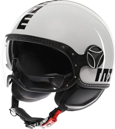 Momodesign FGTR Evo Mono Wit Jethelm - Helm