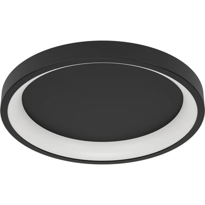 EGLO connect.z Loretello-Z Smart Plafondlamp - LED - Ø 35 cm - Zwart/Wit - Instelbaar RGB & wit licht - Dimbaar - Zigbee