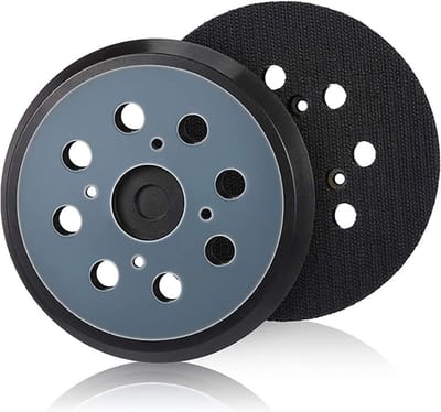 5 Inch Schuurpad met 8 Gaten Vervangingsonderdeel voor Schuurmachines - Compatibel met Ryobi, Ridgid en Craftsman