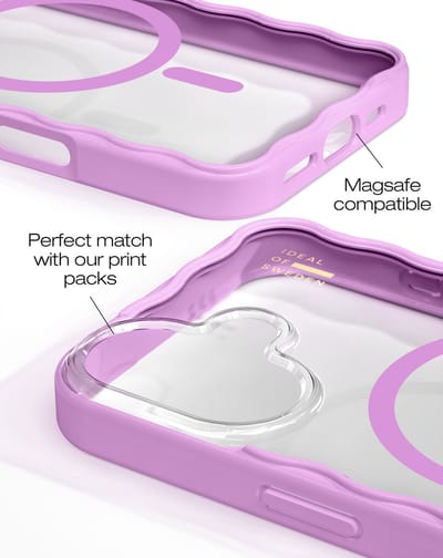 iDeal of Sweden Frame Case met magnetische ring geschikt voor iPhone 17 Pink - Roze