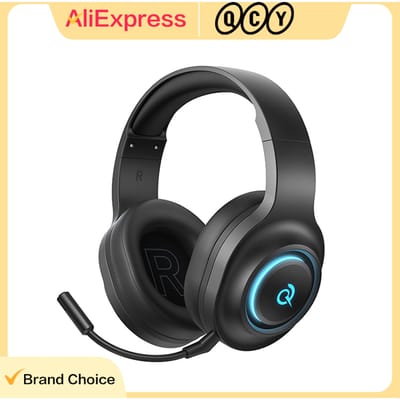 QCY Heroad V200 Over-ear-koptelefoon 50 mm driver 7.1 surround sound-headset Draadloze Bluetooth 6.0-oortelefoon voor pc-laptop PS4/5