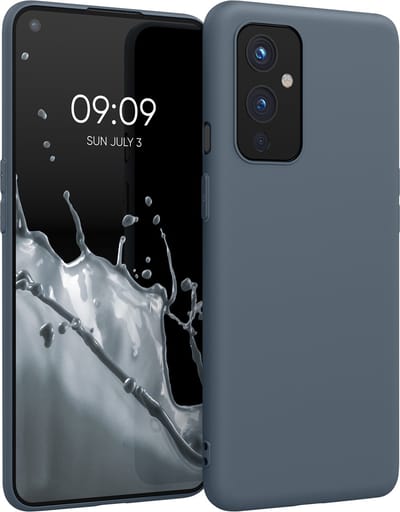 kwmobile telefoonhoesje geschikt voor OnePlus 9 (EU/NA Version) - Hoesje voor smartphone - Back cover in leisteen