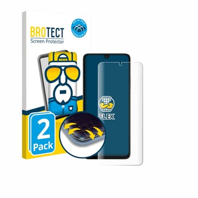 BROTECT - Screenprotector voor Motorola Moto G06 Power - Folie Beschermfolie transparant volledig dekking - 2 Stuks