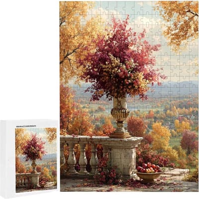 Artistieke Puzzel - Legpuzzel 1000 - Ontspannend Tijdverdrijf - Gedetailleerd Bloemendesign - 75 x 50 cm