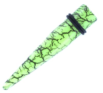 UV Fel Groene Taper - 2MM ©LMPiercings