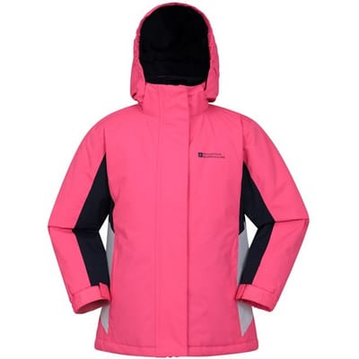 Mountain Warehouse Honing ski-jas voor kinderen (Lichtroze)