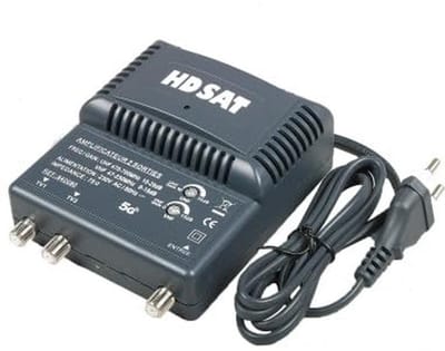 Twee Uitgangen TV Antenne Versterker voor Binnen 220V Signaalbooster
