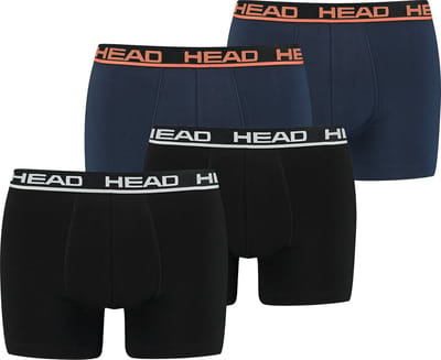 BOXERS Set van 4 hoofd-basisboxerbroeken voor heren, ondergoed, ondergoed