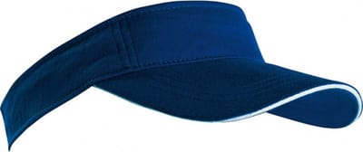Navy blauwe zonneklep