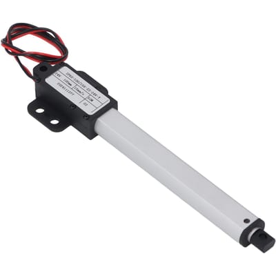 Kleine Elektrische Lineaire Actuator 100mm Slag 50N Duw 15mm s IPX4 Waterdicht DC 24V Lineaire Actuator