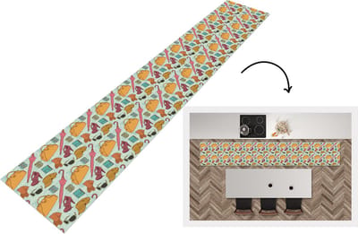 Keukenloper - Loper keuken - Kleren - Paraplu - Seizoenen - Design - 300x50 cm - Keukenloper vinyl