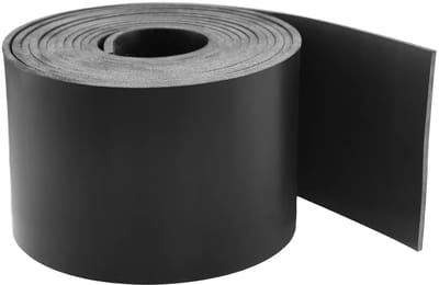 Neopreen rubber strips en platen - 80mm (B) x 3mm (D) x 3m (L) - Duurzaam rubber profiel voor isolatie, afdichtingen en vloerbescherming