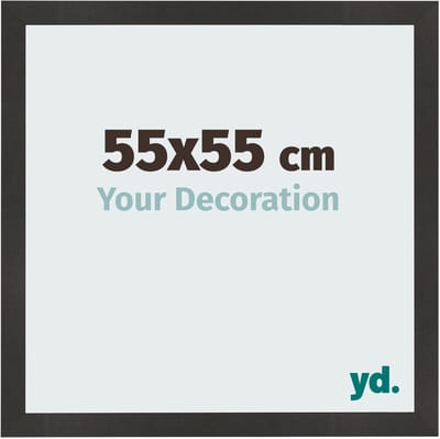 Your Decoration - Fotolijst 55x55 cm - MDF - Zwart Mat - Bologna