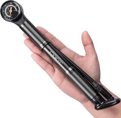 Fietspomp 120 psi hogedruk luchtpomp met manometer voor Presta- en Schrader-ventielen - Beste CXWXC optie Fietspomp