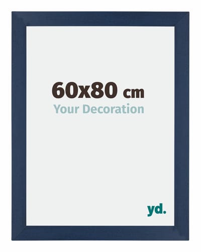 Your Decoration - Puzzellijst 60x80 cm - Donkerblauw Geveegd - Puzzellijst 1500-2000 stukjes - MDF Fotolijst - Mura