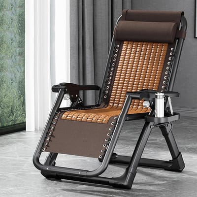 Loungestoel - Terrasstoel Opvouwbare stoel - Ontspannen Buiten - Verstelbare Rugleuning - 236 x 315 inch - Blauw