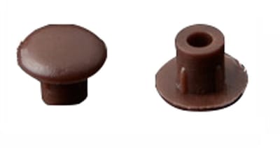 Dailygoods- Gatplug - Cilindrisch - 5mm Diameter - 100 Stuks - Duurzaam PP-Kunststof - Geschikt voor Meubels - Gatstopper