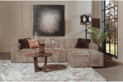Tower Living Hoekbank Austin 2 5-AL + Chaise R - Haga 39 cappuccino