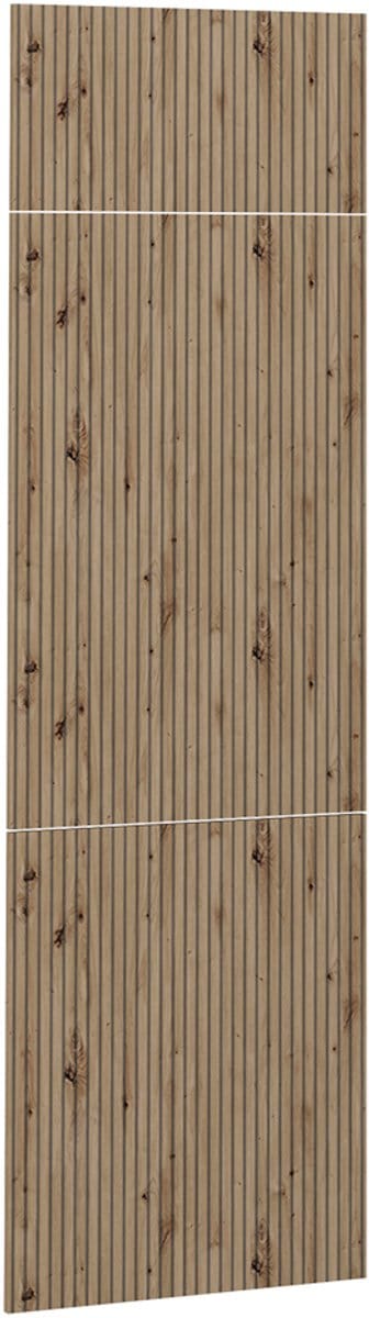 Vicco R-Line Keukenfront – 59.6 x 196 cm meubelfront voor de koelkastombouwkast Artisanaal eiken