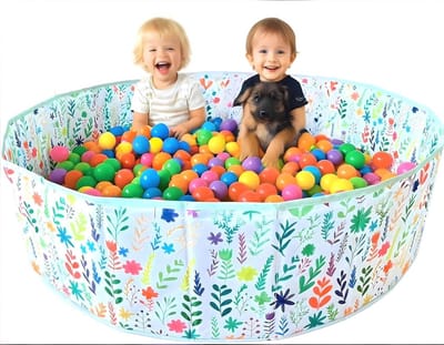 Opvouwbaar Ballenbad voor Kinderen - 120 cm Kinderzwembad voor Binnen en Buiten - Speeltuin en Baby Ballenbad