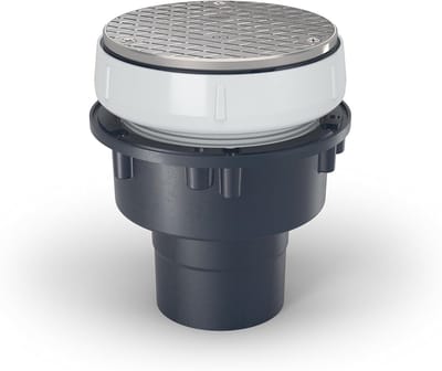 Vloerafvoer Systeem - Douchegoot PVC - Waterafvoer Regelen - Geïntegreerde Constructie - 12.7 cm - Wit