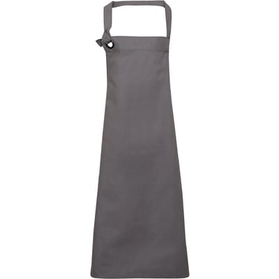 Premier Unisex Calibre Heavy Cotton Canvas Bib Apron (Donkergrijs)
