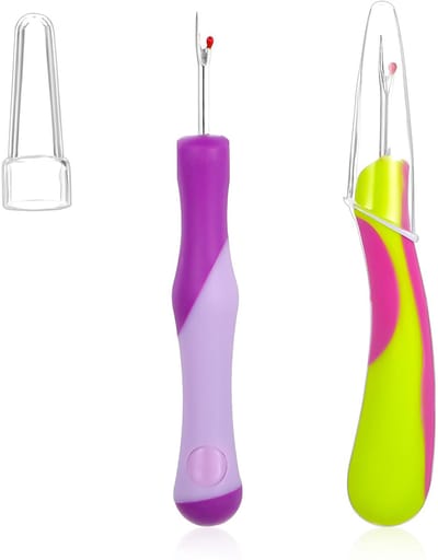 2 stuks naaigereedschap rubber naadscheider naaitoebehoren ergonomische naadscheider voor naden naadscheider professionele naadscheider prym steekverwijderaar naaigereedschap voor knutselbenodigdheden