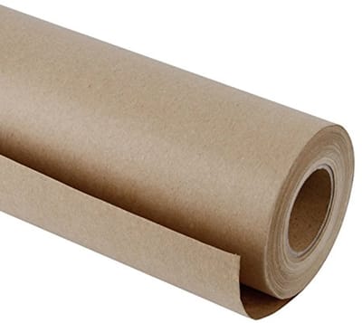 Kraftpapierrol 76,2 cm x 30 m - Natuurlijk gerecycled Papier voor Kunsthandwerk en Verpakking