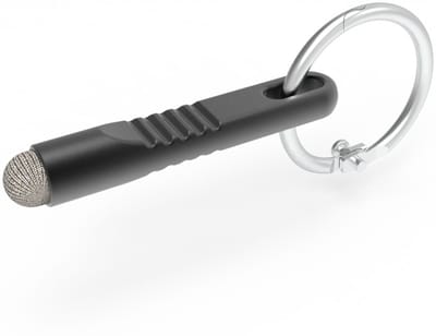 SBG Universele Stylus Pen Sleutelhanger - Geschikt Voor Alle Apparaten / Touchscreens - Zwart